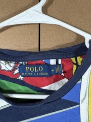 Polo Ralph Lauren Nautical Flags All Over Print T Shirt Men’s Medium Multicolor