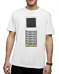 Philcos Polaroid Graphic Tee MSRP $44 Size L # 5D 2085 NEW