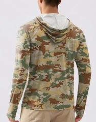 Men’s UPF 50+ Sun Protection Hoodie – Long Sleeve Fishing & Hiking Shirt