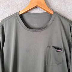 Dickies Shirt Mens XL Olive Green Long Sleeve Performance Pocket Workwear