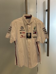 Mercedes AMG Petronas Motorsport F1 Mens Team Shirt White 2020 + Team Cap