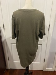 Mutual Weave L Crew Neck Short Sleeve Safari Green Olive Tshirt