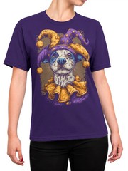 Jester Pup Dog T-Shirt | Unisex