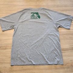 Adidas Climalite Speed Rich T-Shirt Gray Florida State Champions Mens Large