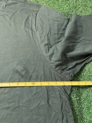 Nike Standard Fit Green Big And Tall Plain Blank Irregular Long Sleeve Size 4XL