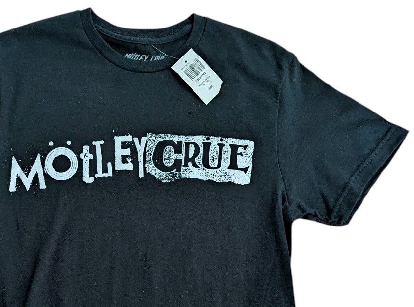 Motley Crue Hollywood Takeover Red Foil Two-Sided T-ShirtBlack Small The Roxy