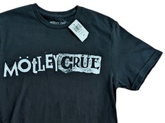 Motley Crue Hollywood Takeover Red Foil Two-Sided T-ShirtBlack Small The Roxy