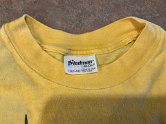 Vintage 1990s HOT TUNA AUSTRALIA Bright Yellow Surf Tee Shirt – Size L 42-44