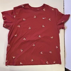 NIKE GOLF TW TIGER WOODS ALL OVER PRINT T-SHIRT Red 2XL Golf Gear