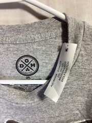 DOM (Wolf Pack) Gray 2XL Cotton Blend New with Tags T Shirt T12