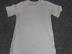 Russell Mens Shirt Small White elephant stretch graphic