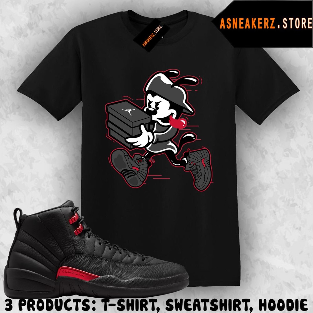 Tee Shirt Matching AJ 12 Bloodline 2026 To Match Sneaker Double Up Wakko T-Shirt