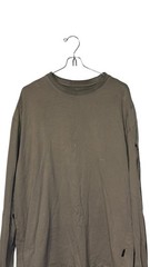 Kuhl Men’s T-Shirt Long Sleeve Relax Fit Outdoor Cotton Zip Sleeve Pocket Large