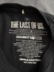 The Last of Us Part II Ellie Graphic Tee Black Medium Naughty Dog Game