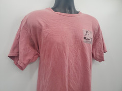 RFBF Men’s Pre Shrunk Washed Pink “TENNESSEE AQUARIUM” Shirt Size Large