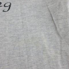 Vintage Wyoming Shirt Mens M Gray Eagle Feather Graphic Ringer Tee Made USA 90s