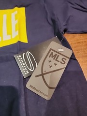 Lot of 25 NEW MLS Soccer T-Shirts, Various Sizes, Austin-Philly-Nashville