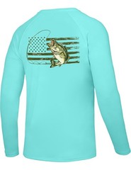 Twekfish Men’s UPF 50+ Fishing Shirt, Long Sleeve UV Protection Sun Shirt, Qu…