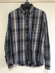 ALTAMONT Check Flannel Shirt Long Sleeve M Size