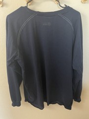 Ariat FR Work Knit Shirt Long Sleeve Men’s XL Navy Blue Cat 2 / 2112 Fire Resist