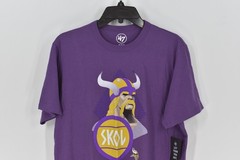 Men’s ’47 Brand Minnesota Vikings Skol T-Shirt In Purple Size Medium