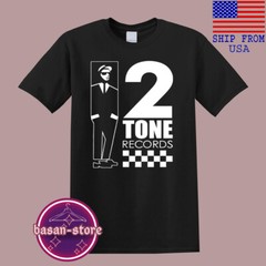 2 Tone Records The Specials Men’s Black T-Shirt Size S-5XL