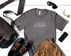 Peaceful Paradise: Lay Among The Wildflowers, Unisex Comfortable Bella + Canvas