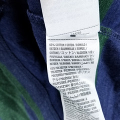 Abercrombie Fitch Shirt Mens XL Green Blue Muscle Crew Neck Long Sleeve Y2K