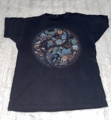 Avengers T-Shirt Men’s L Large Heroes Villains Thanos Spider-Man Iron Man Marvel