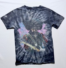 Stephen Fishwick Icons Jimi Hendrix Tee Tie Dye Small Graphic Band Rock Festival
