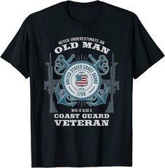 U.S Coast Guard Veteran Gift T-Shirt Size S-5XL