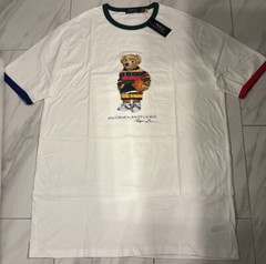 Polo Ralph Lauren Big and Tall Men’s Polo Bear T-Shirt White New