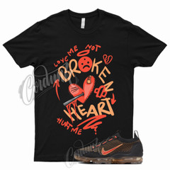 BROKE Shirt for Vapormax 2021 Flyknit Orange Trance Bright Crimson Black Sunset