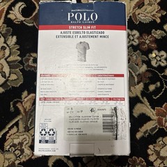 Polo Ralph Lauren Mens V-Neck T-Shirt Size Small Slim Fit Cotton Blend 3 Pack