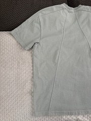 KITH Garment Dyed Paneled Tee T Shirt Light Indigo Blue Size XL SS20 Cotton