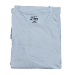 Fresh Clean Tees Threads Mens Short Sleeve Crewneck T-Shirt Black White Blue