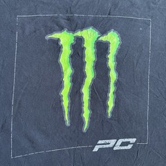 Monster Energy x Pro Circuit T Shirt Black Size Large