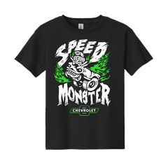 Chevrolet Speed Monster Vintage Graphic T-Shirt Muscle Car Racing Tee