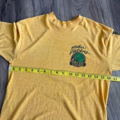 Vintage Paper Thin Burnout T-Shirt Men’s Size XS 1980s Yellow Myrtle Beach S/XS