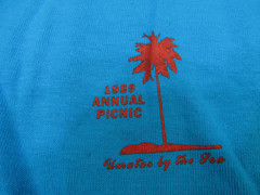VTG Duty Free 1989 Annual Picnic T-Shirt Mens Large 42-44 Stedman Single Stitch
