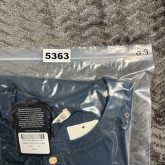 Men’s Buck Mason Henley Long Sleeve Cotton Size XL Blue NWT