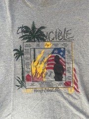 USMC Parris Island, South Carolina T-Shirt Grey Men’s Size Medium Made in USA