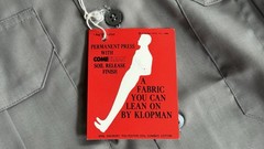 1960s Vintage Klopman Poplin Gray Work Shirt NOS Deadstock USA Small