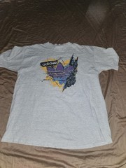 Vintage Thrashed Adidas T Shirt Y2k No Tags Size Xl? Many Holes