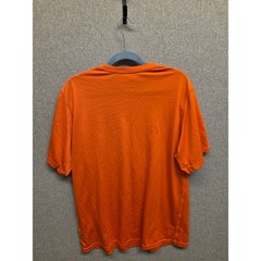 Nike Dri-FIT Mens Training Shirt Orange Short Sleeve Swoosh Large 371642-891
