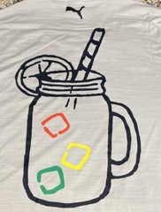 New Puma Cloudspun ARNOLD PALMER DrinksT-Shirt GOLF Umbrella High Rise Gray XXL