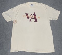 VTG Virginia J&J Dist Sarasota, FL Single Stitch Men T-Shirt Sz XL Peace Beefy