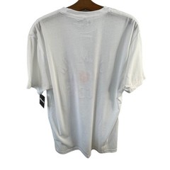 Ouray Clemson Tigers Large White Sueded T-Shirt 60% Cotton & Polyester Soft Feel