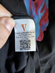 VLONE Screwhead Skull T-Shirt Black Blue Red Flame V Logo Tee New Deadstock XL