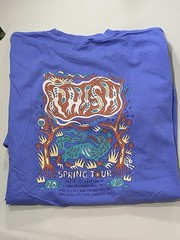 PHISH Authentic Dry Goods Spring 2025 Tour T-Shirt Comfort Colors XXL Blue LA